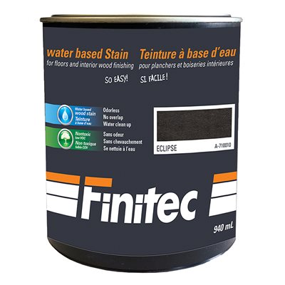 TEINTURE BASE D'EAU POUR BOIS D'INTÉRIEUR ECLIPSE 940 ML TEINTURE BASE D'EAU POUR BOIS D'INTÉRIEUR ECLIPSE 940 ML
