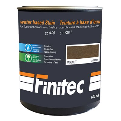 WATER BASED STAIN FOR INTERIOR WOOD FINISHING WALNUT 940 ML WATER BASED STAIN FOR INTERIOR WOOD FINISHING WALNUT 940 ML