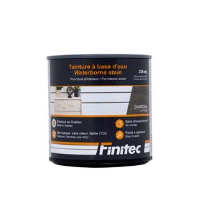 WATER BASED STAIN FOR INTERIOR WOOD FINISHING CHARCOAL 236ML