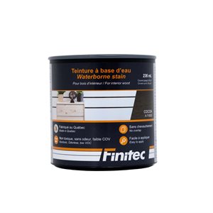 WATER BASED STAIN FOR INTERIOR WOOD FINISHING COCOA 236 ML