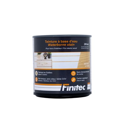 WATER BASED STAIN FOR INTERIOR WOOD FINISHING NATURE 236 ML WATER BASED STAIN FOR INTERIOR WOOD FINISHING NATURE 236 ML