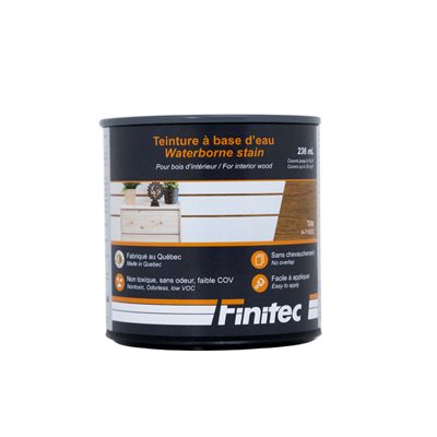 WATER BASED STAIN FOR INTERIOR WOOD FINISHING TAN 236 ML WATER BASED STAIN FOR INTERIOR WOOD FINISHING TAN 236 ML