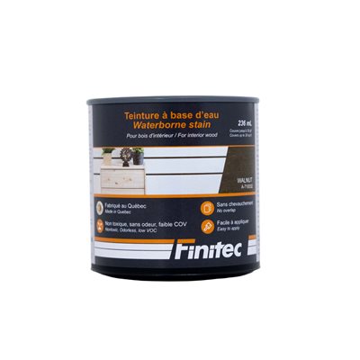 WATER BASED STAIN FOR INTERIOR WOOD FINISHING WALNUT 236 ML WATER BASED STAIN FOR INTERIOR WOOD FINISHING WALNUT 236 ML